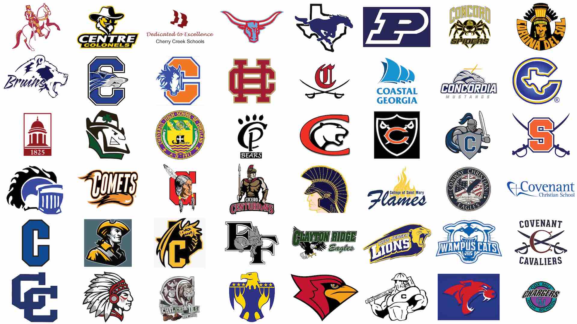 Logos from a few of our Neptune GameTime Partners