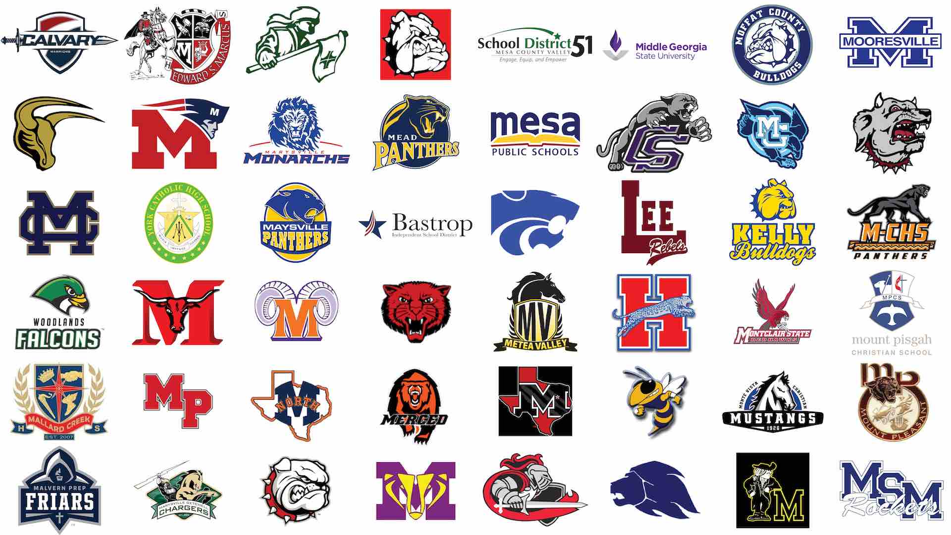 Logos from a few of our Neptune GameTime Partners