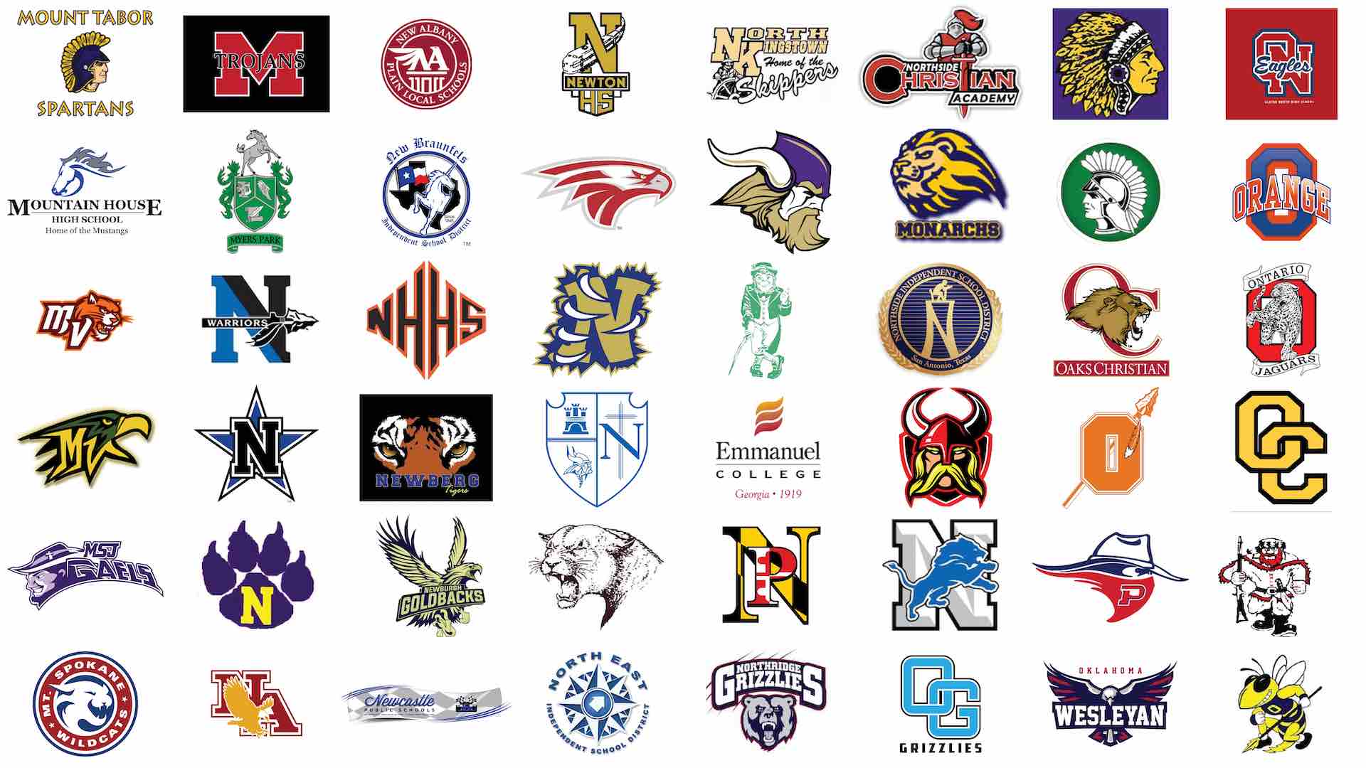 Logos from a few of our Neptune GameTime Partners